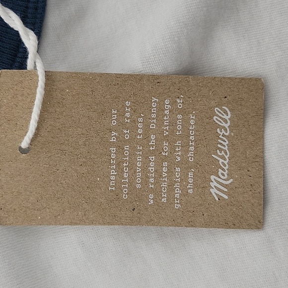 Madewell Disney Donald Duck Graphic Tee in Bright white size Large NN305 - Picture 8 of 13